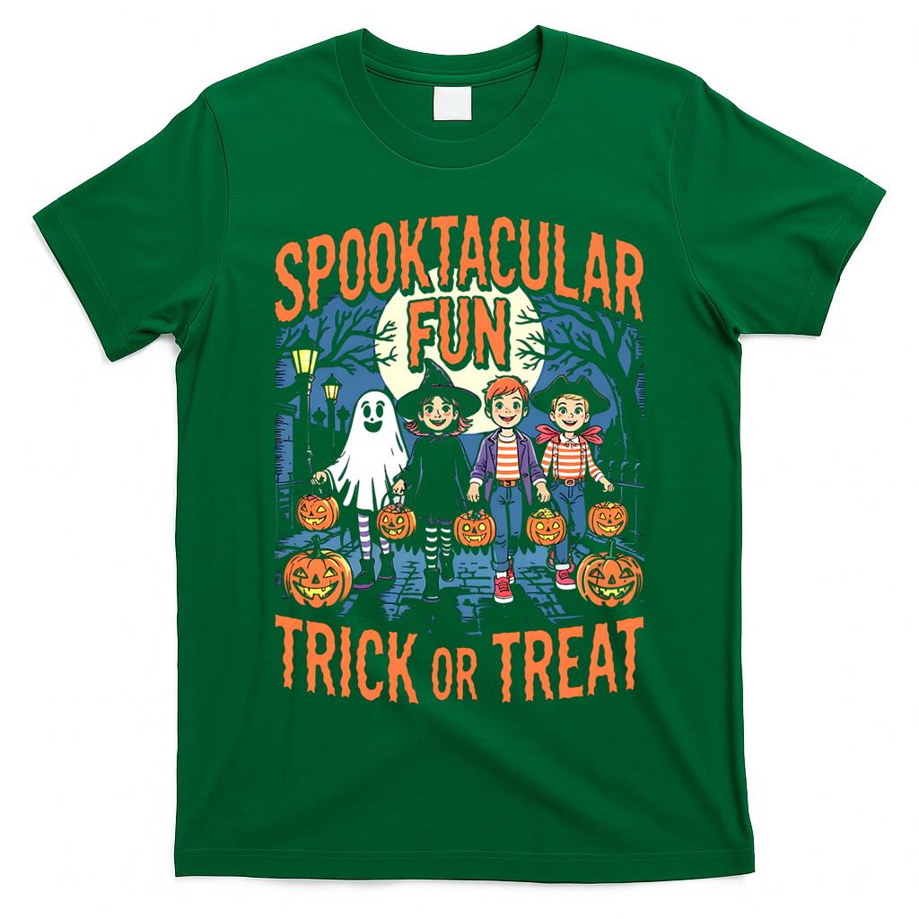 Spooktacular Trick or Treat Night Adventure Boxy T-Shirt