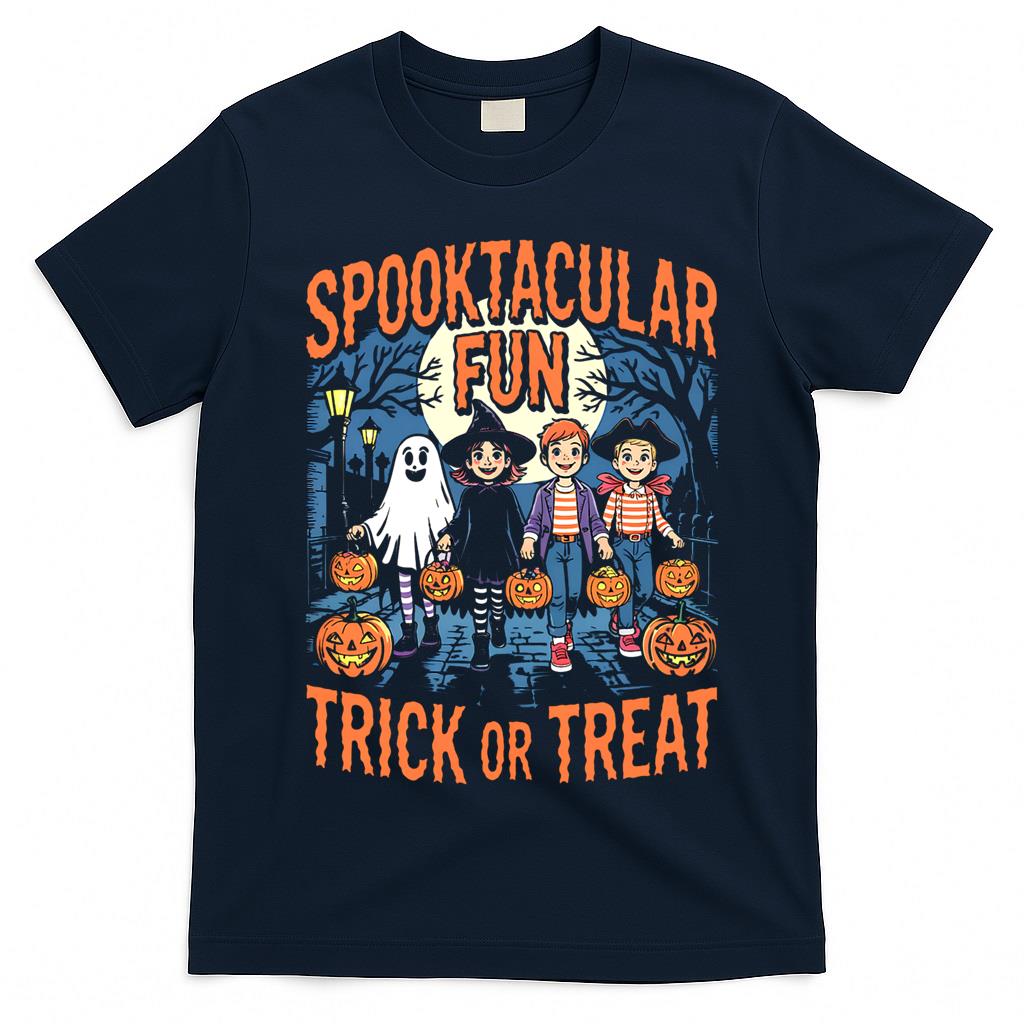 Spooktacular Trick or Treat Night Adventure Boxy T-Shirt