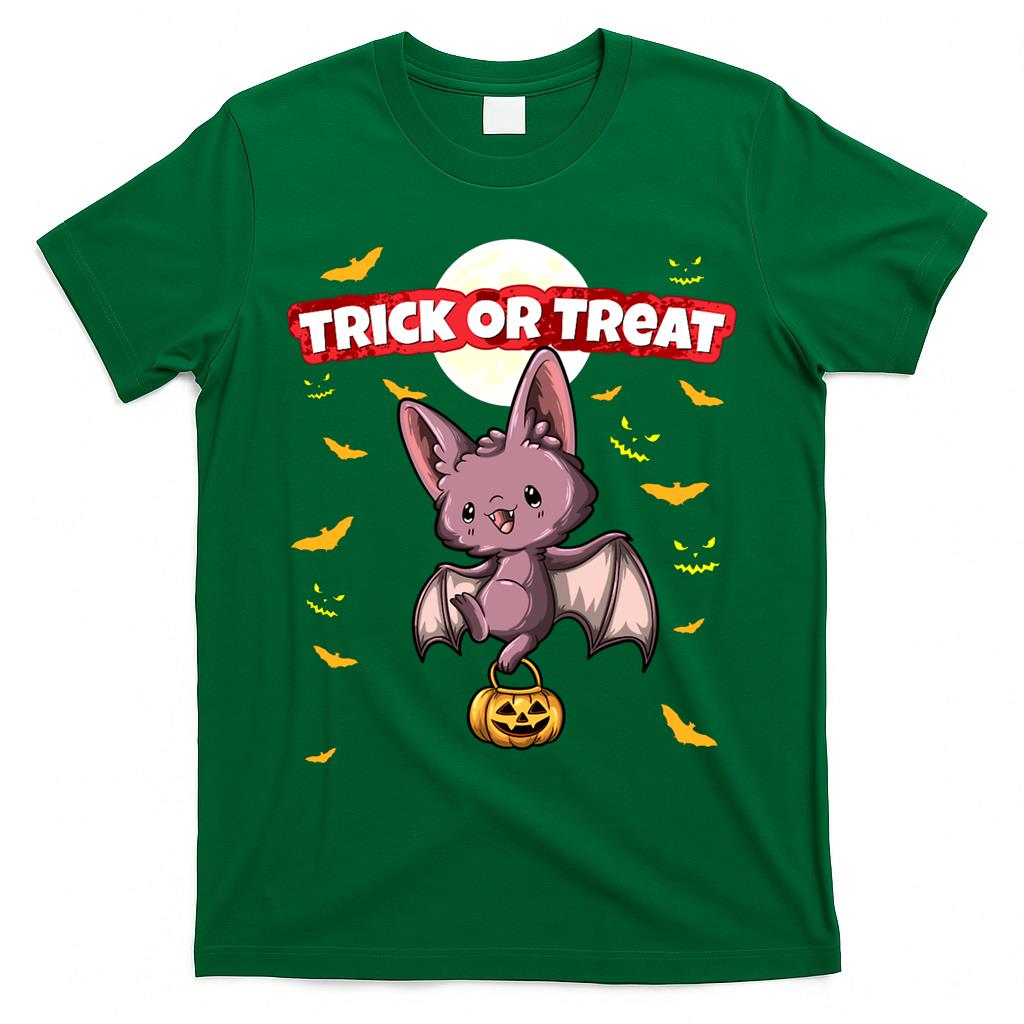 Trick Or Treat Scary Creepy Halloween Monster Oversized T-Shirt