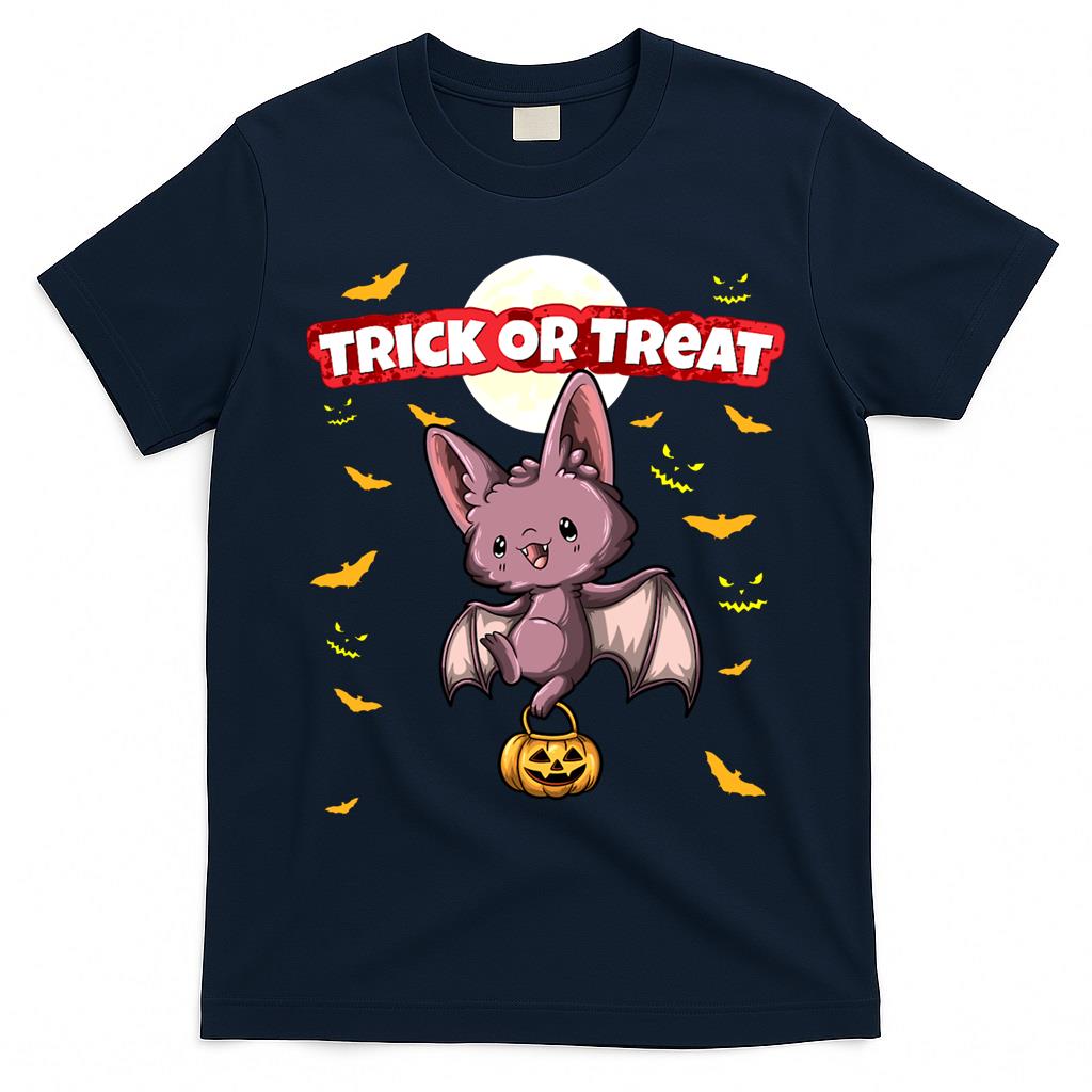 Trick Or Treat Scary Creepy Halloween Monster Oversized T-Shirt