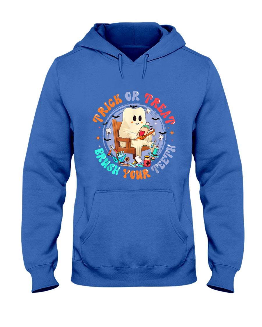 Trick Or Treat Brush Your Teeth Halloween Dentist T-Shirt