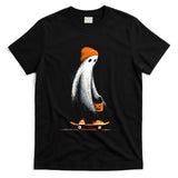 Cute Halloween Ghost Skateboarding Classic T-Shirt