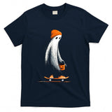 Cute Halloween Ghost Skateboarding Classic T-Shirt