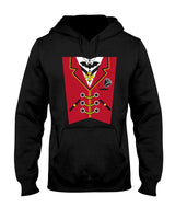 Vampire Halloween Costume Kids Trick or Treat Vampire Tuxedo Long Sleeve T-Shirt