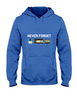 Retro Nostalgia - Never Forget VHS Tape Cassette Floppy Disk - 80s & 90s Gift T-Shirt