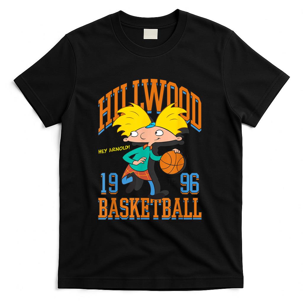 Retro Nostalgia - Hey Arnold Hillwood Basketball 1996 Retro Nickelodeon T-Shirt