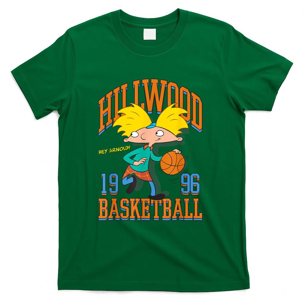Retro Nostalgia - Hey Arnold Hillwood Basketball 1996 Retro Nickelodeon T-Shirt