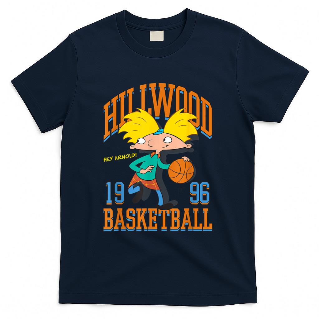 Retro Nostalgia - Hey Arnold Hillwood Basketball 1996 Retro Nickelodeon T-Shirt