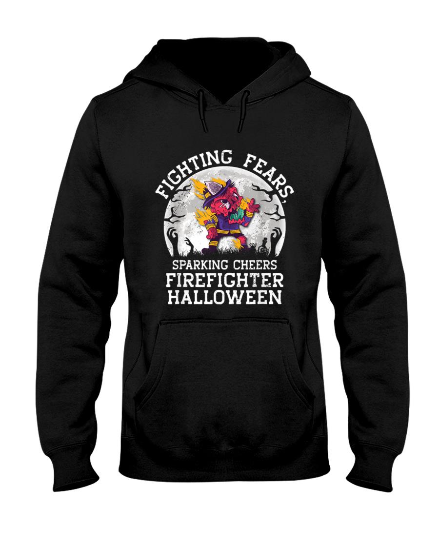 Halloween Firefighter Trick Or Treat Scary Spooky Fireman T-Shirt