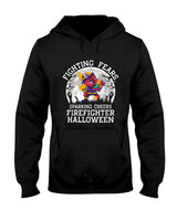Halloween Firefighter Trick Or Treat Scary Spooky Fireman T-Shirt