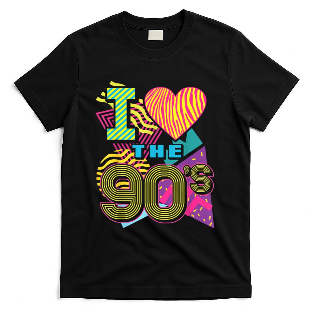 Retro Nostalgia - I Love the 90's 1990s Nostalgia 80s Baby Retro Party Costume T-Shirt