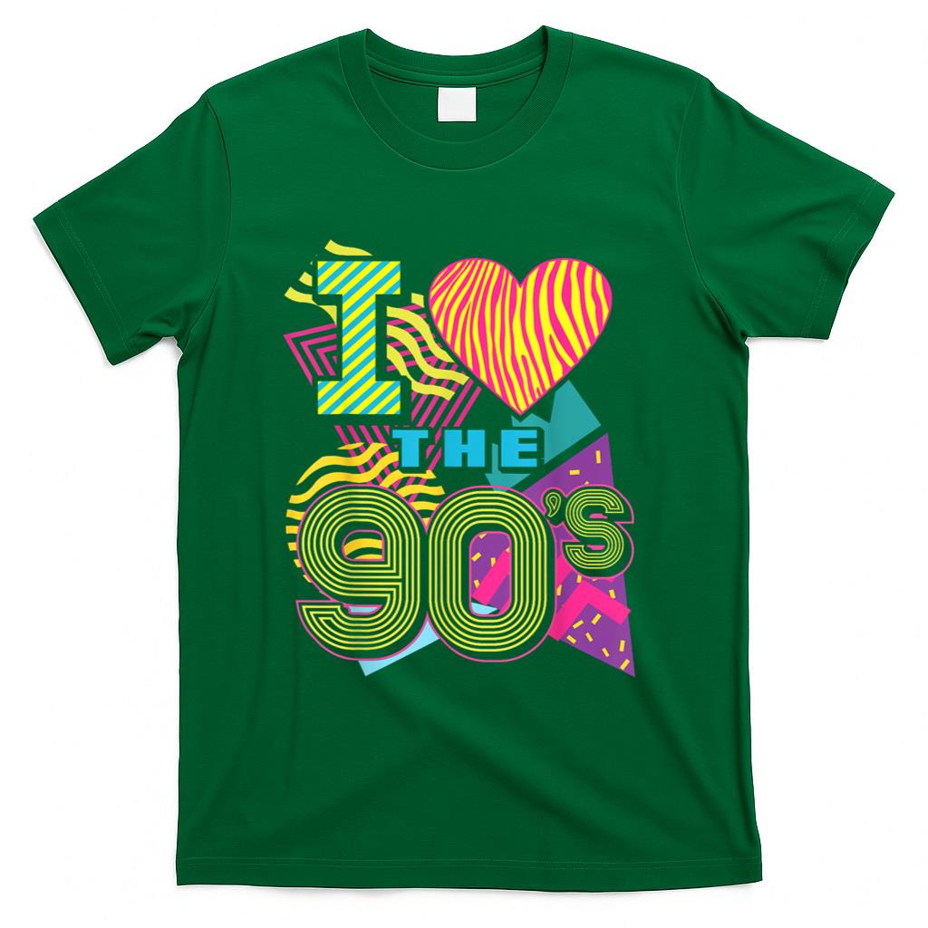Retro Nostalgia - I Love the 90's 1990s Nostalgia 80s Baby Retro Party Costume T-Shirt