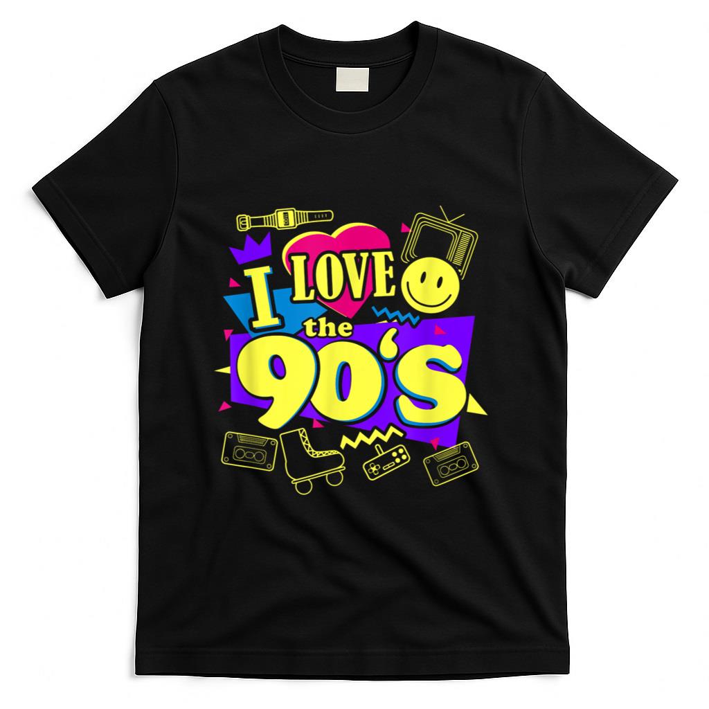 Retro Nostalgia - I Love The 90s Retro 1990s Throwback 90s Nostalgia T-Shirt