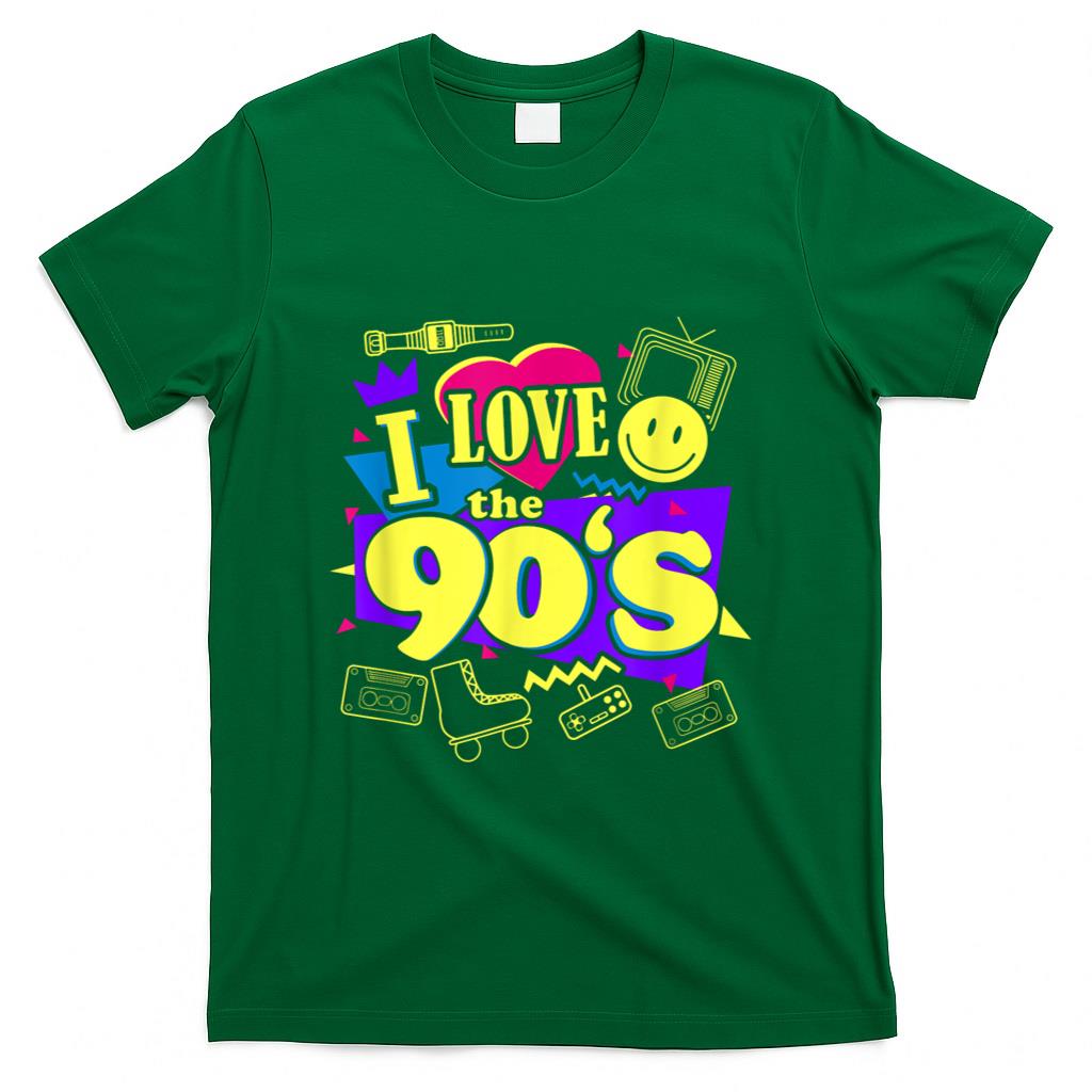 Retro Nostalgia - I Love The 90s Retro 1990s Throwback 90s Nostalgia T-Shirt