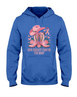 Womens Give Breast Cancer The Boot Cowgirl Breast Cancer Awareness V-Neck T-Shirt