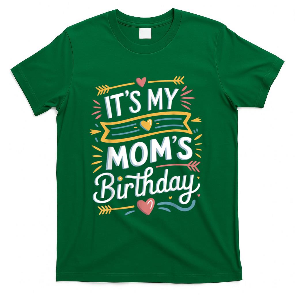 Retro Nostalgia - Boho Nostalgia Design It's My mom's Birthday Retro Women Kid T-Shirt