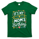 Retro Nostalgia - Boho Nostalgia Design It's My mom's Birthday Retro Women Kid T-Shirt