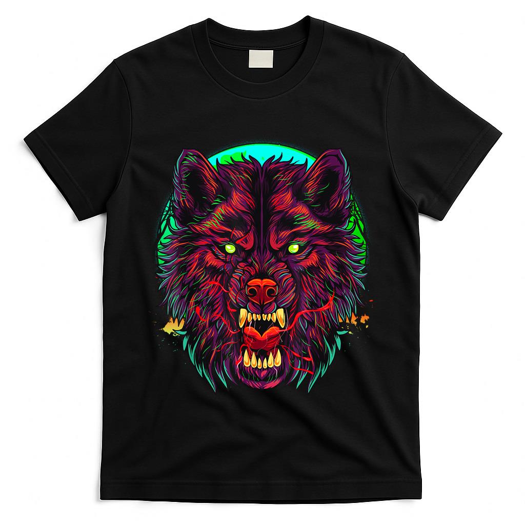 Creepy Werewolf Lychan Halloween Trick Or Treat T-Shirt