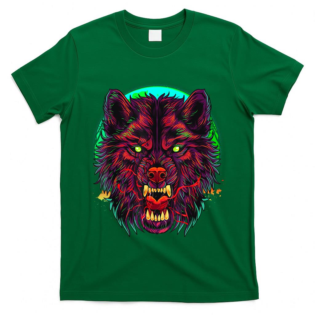 Creepy Werewolf Lychan Halloween Trick Or Treat T-Shirt