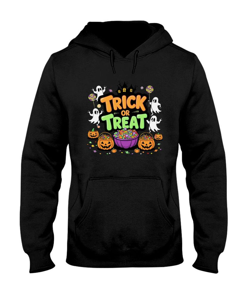 Trick or Treat Halloween V-Neck T-Shirt