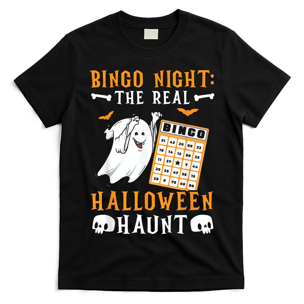 Bingo Halloween Trick Or Treat Bingo Player Bingo Caller T-Shirt