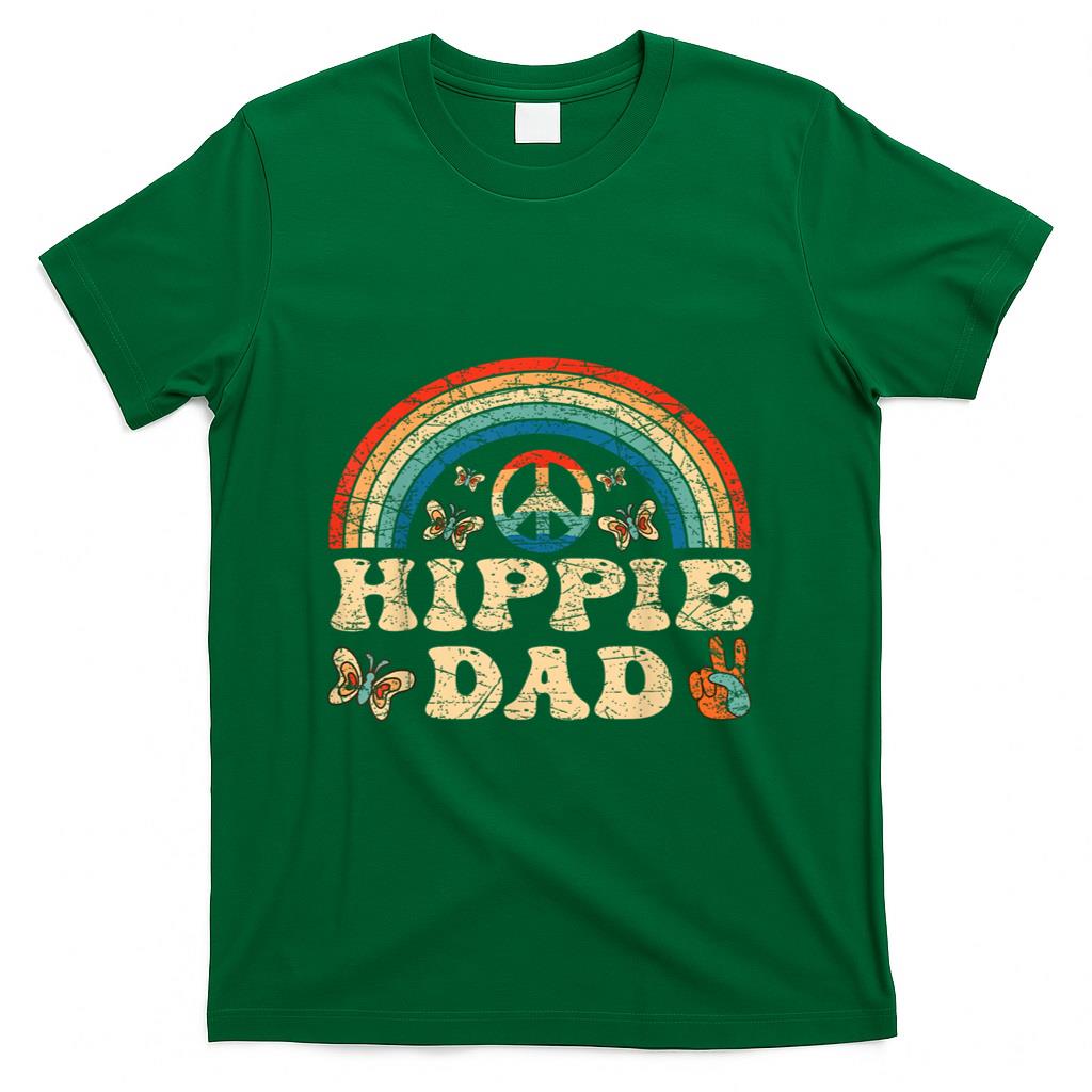 Retro Nostalgia - Mens Hippie Dad 70s Aesthetic Nostalgia 1970's Retro Dad T-Shirt