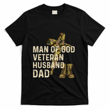 Of God Veteran Husband Dad Christian Jesus Camouflage Gift T-Shirt