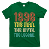 90th Birthday 1936 The Man Myth The Legend T-Shirt