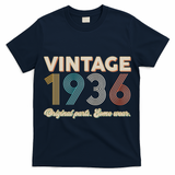 90th Birthday Vintage 1936 Original Parts Some Wear  T-Shirt