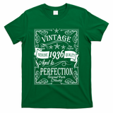 90th Birthday Vintage 1936 Genuine Quality Age To Perfection Original Parts Mostly T-Shirt