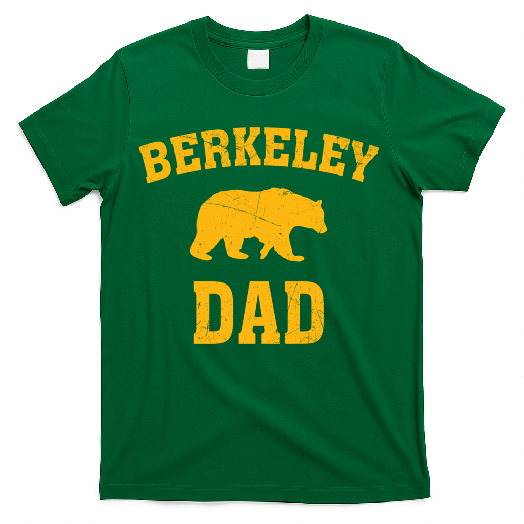Berkeley Dad Bear Graphic FatherS Day Gift T-Shirt
