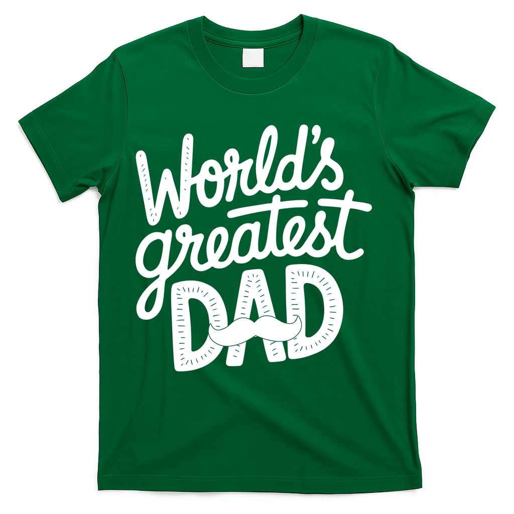 Worlds Greatest Dad Funny Cute Father Day T-Shirt