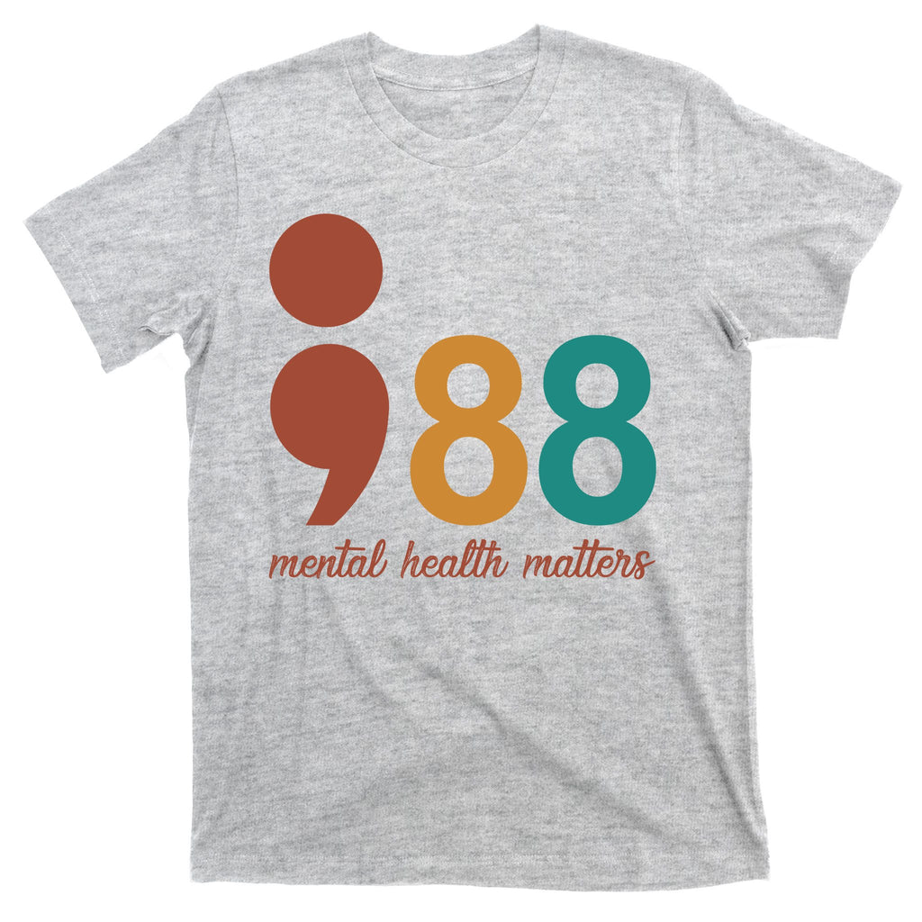 988 Mental Health Matters Retro T-Shirt