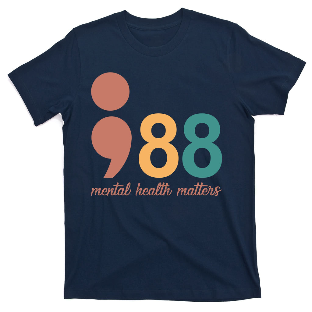 988 Mental Health Matters Retro T-Shirt