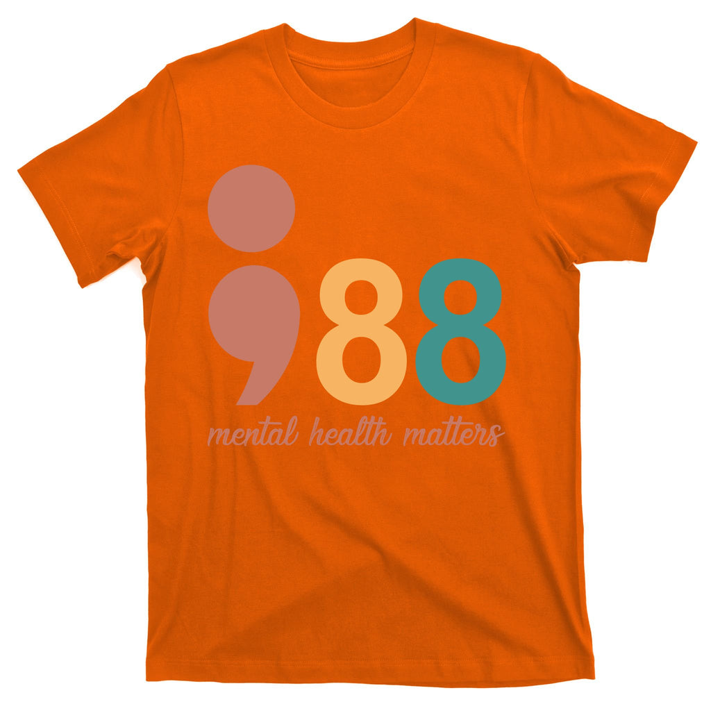 988 Mental Health Matters Retro T-Shirt