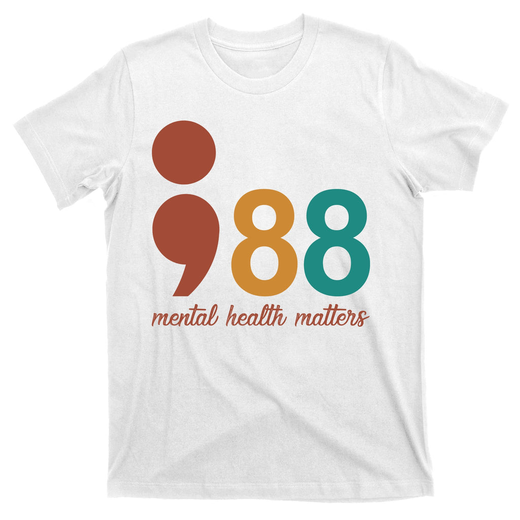 988 Mental Health Matters Retro T-Shirt