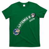 Artemis 11 2026 Back To The Moon Logo T-Shirt - Green