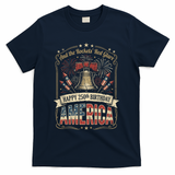 America 250th Anniversary Birthday Vintage T-Shirt - Navy