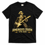 America's 250th Anniversary George Washington Rocker T-Shirt - Black