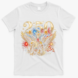 America 250 Ben Franklin Riding Eagle Celebration T-Shirt - White