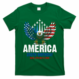 America's 250th Birthday Eagle Patriot Anniversary T-Shirt - Irish Green