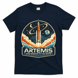 Artemis 2 Moon Mission T-Shirt - Navy