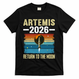 Artemis 2026 Return To The Moon T-Shirt - Black