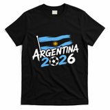 Argentina 2026 World Soccer Fan Apparel T-Shirt - Black