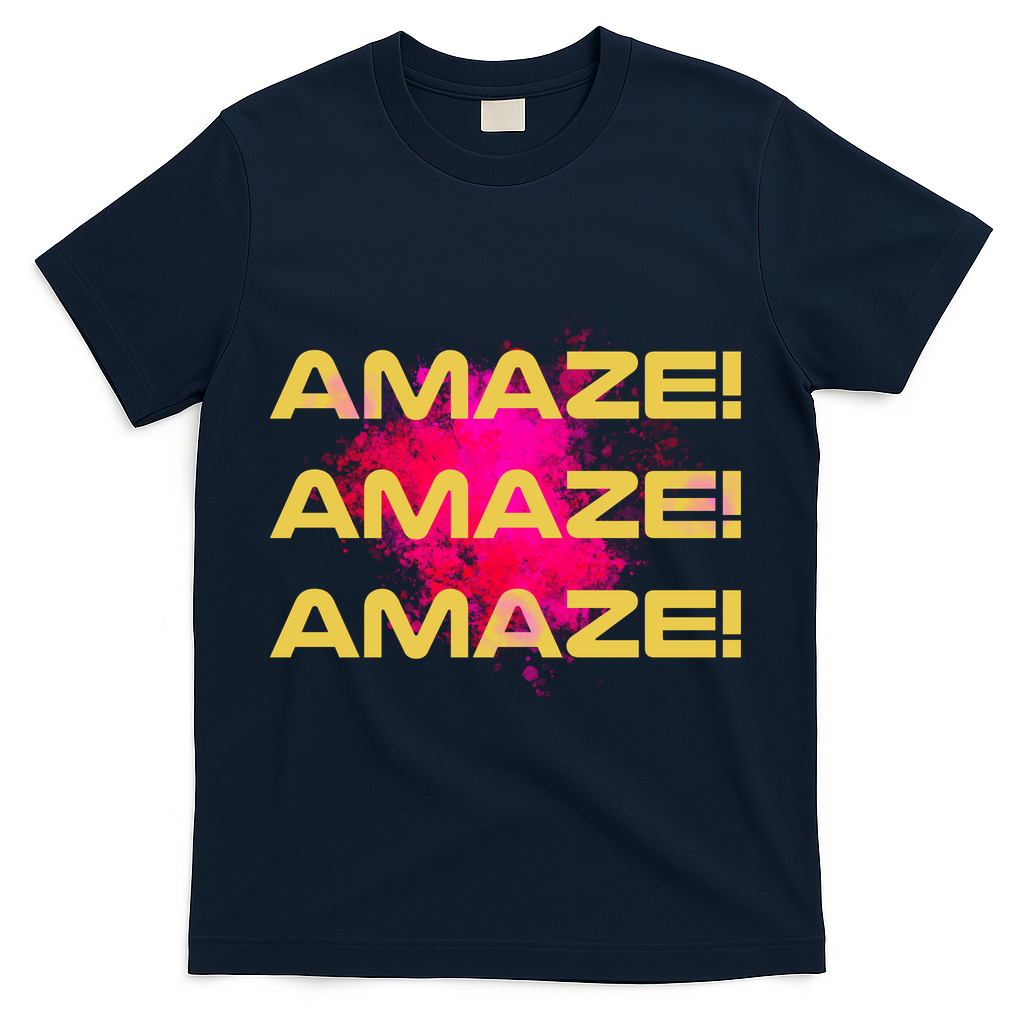 Amaze! Amaze Amaze T-Shirt - Navy
