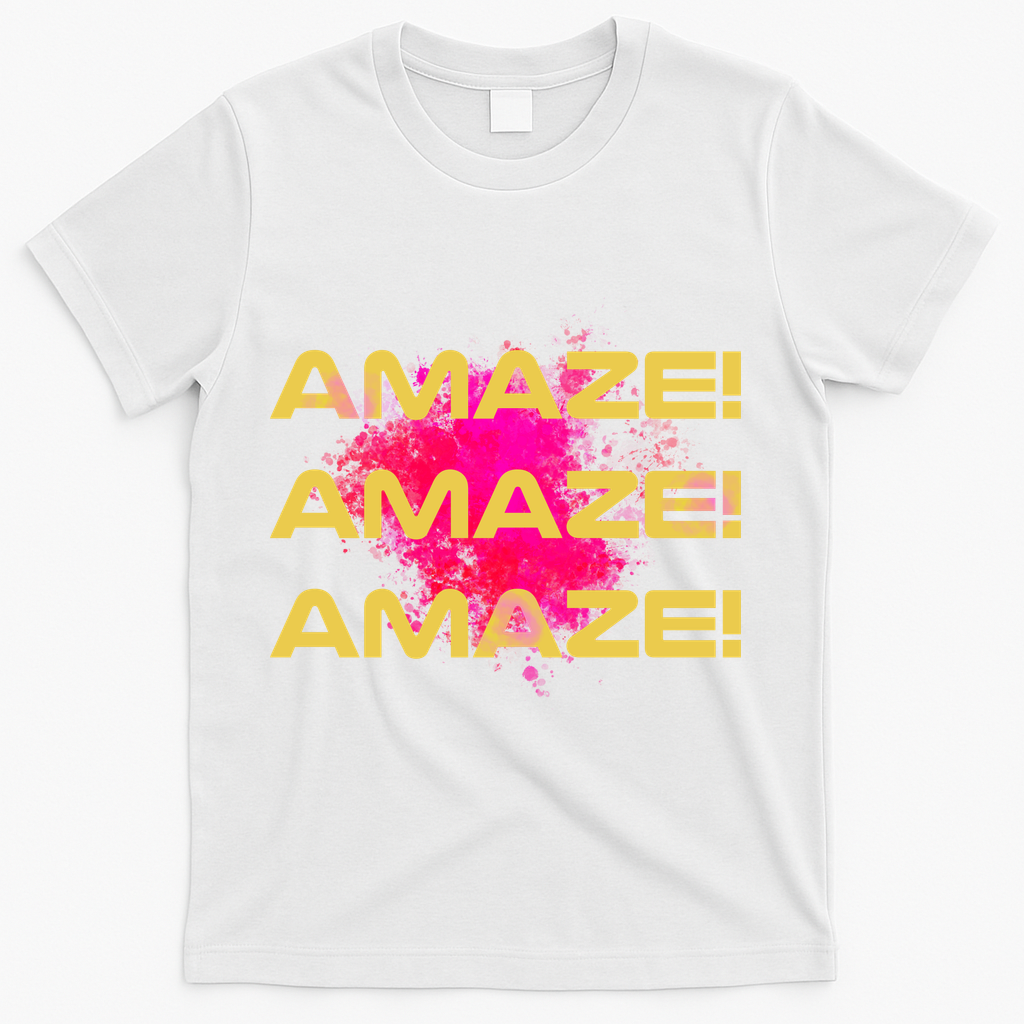 Amaze! Amaze Amaze T-Shirt - White