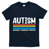 Autism Awareness Acceptance Inspirational T-Shirt - Navy