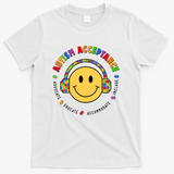 Autism Awareness Acceptance Special Education Teacher T-Shirt - White