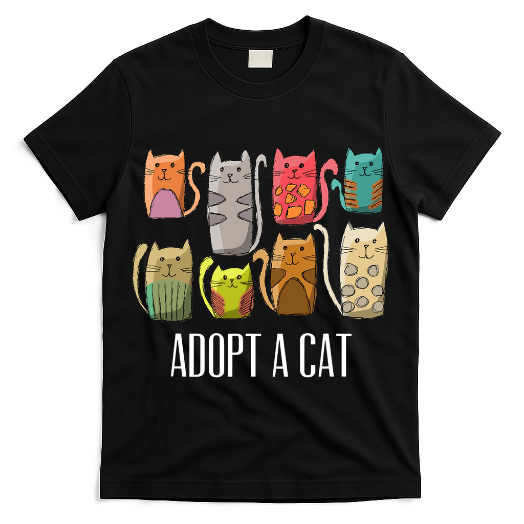 Adopt A Cat Shirt Cat Rescue Cat Adoption T-Shirt