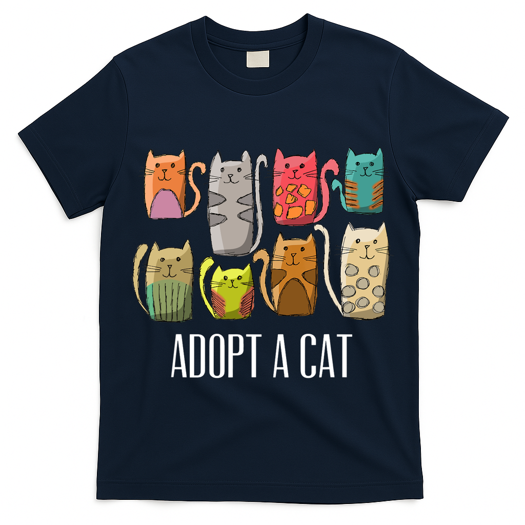 Adopt A Cat Shirt Cat Rescue Cat Adoption T-Shirt